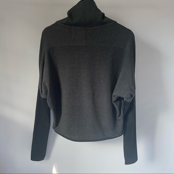 Nike Fearless and Bold Jacket Dolman Full Zip Up Gray Black - Picture 5 of 6